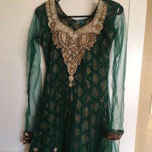 Short Anarkali Indian Bollywood Salwar Kameez